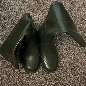 Michael Kors Dark Green Women's Rain Boots